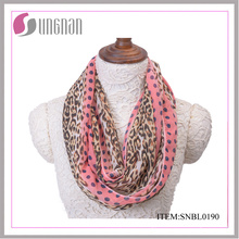 2016 Spring Leopard Sexy Women Infinity Scarf (SNBL0190)